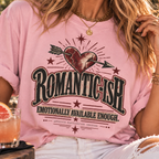 Romantic-ish. Emotionally Available Enough. | Vintage Valentine's Oversized Tee
