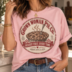 Grown Woman Pie Co. | Dessert First Vintage Oversized Tee