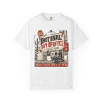 Emotionally Out of Office T-Shirt — Vintage Desert Road Trip Graphic Tee