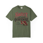 Sweet Until Scheduled Otherwise T‑Shirt — Vintage Rose Graphic Tee