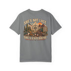 She's Not Lost Oversized Graphic Tee | Inspirational Western Adventure Shirt