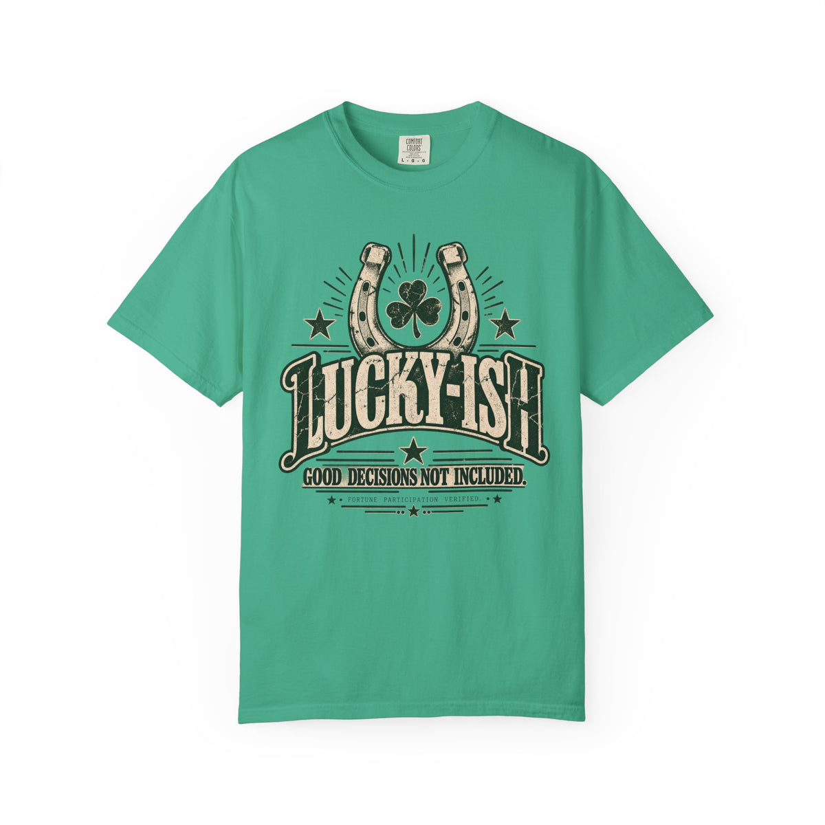 Lucky-ish. Good Decisions Not Included. | Vintage Oversized Tee