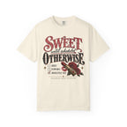 Sweet Until Scheduled Otherwise T‑Shirt — Vintage Rose Graphic Tee