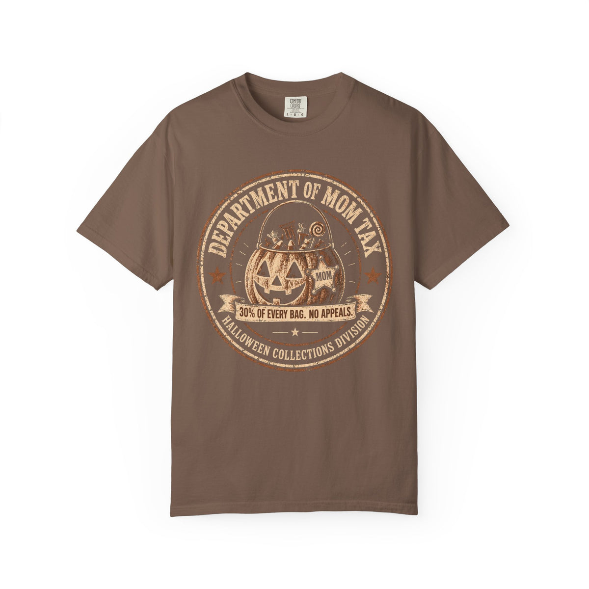 Department of Mom Tax | Funny Vintage Halloween Mom Oversized Tee