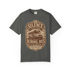 Silence Is My Drug Tee | Funny School Bus Mom Graphic Shirt