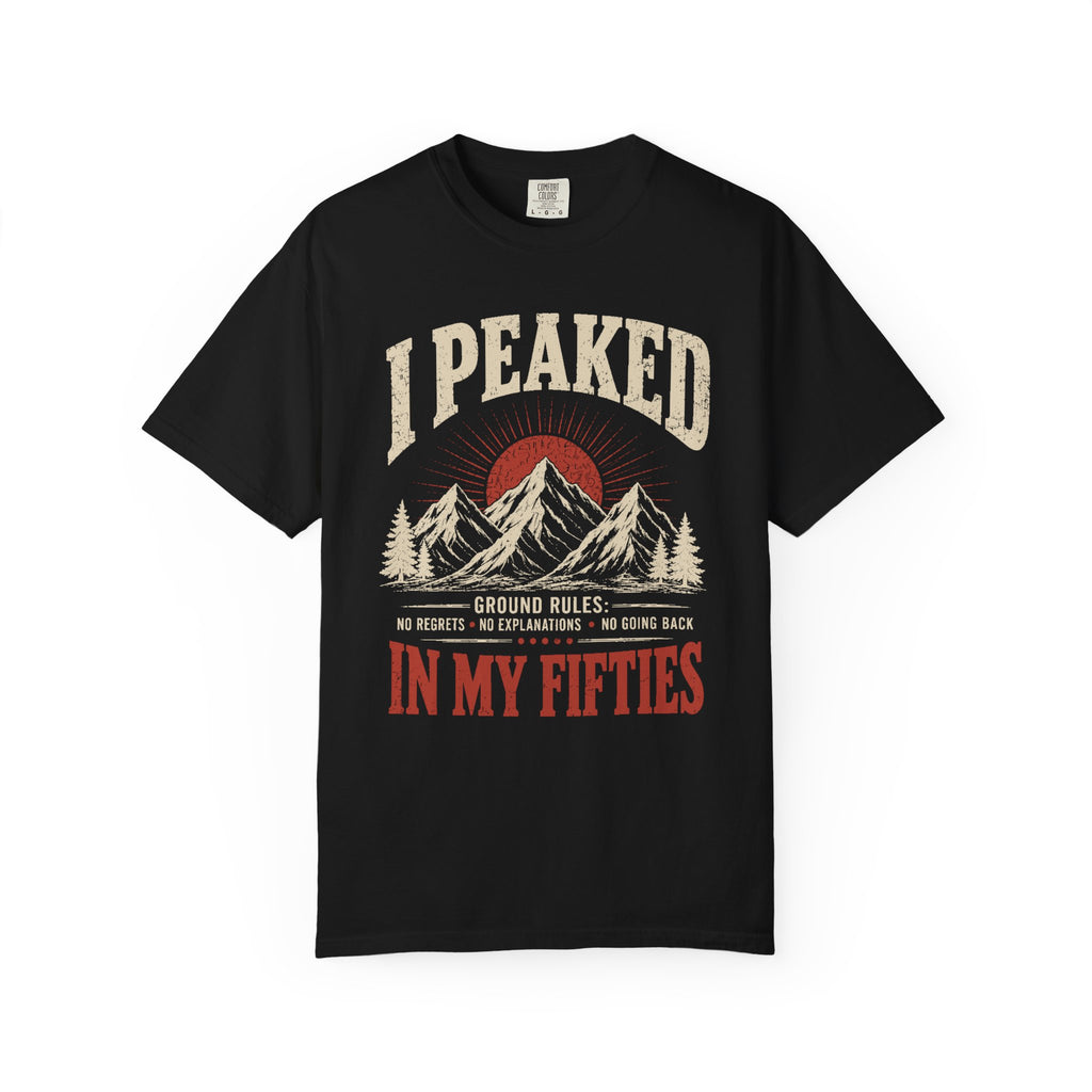 I Peaked in My Fifties Vintage Mountain T-Shirt