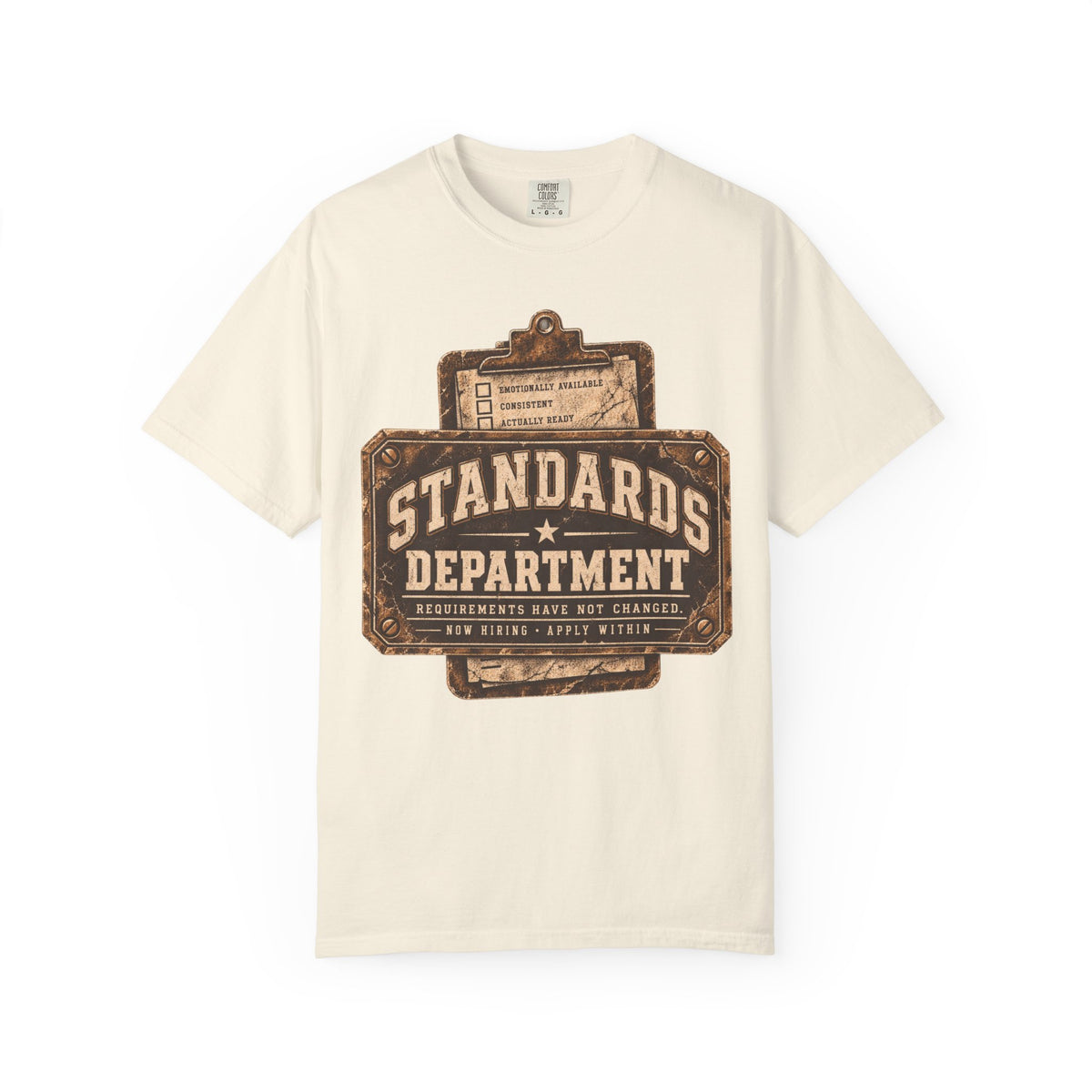 Standards Department — Vintage Plaque Tee