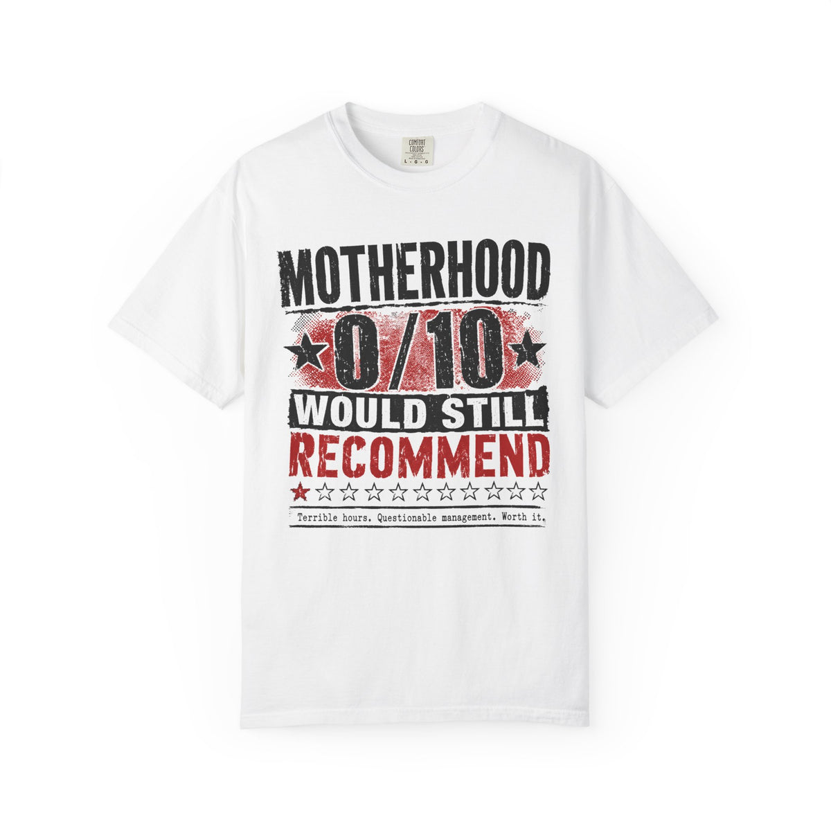 Motherhood 0/10 Would Still Recommend T-Shirt