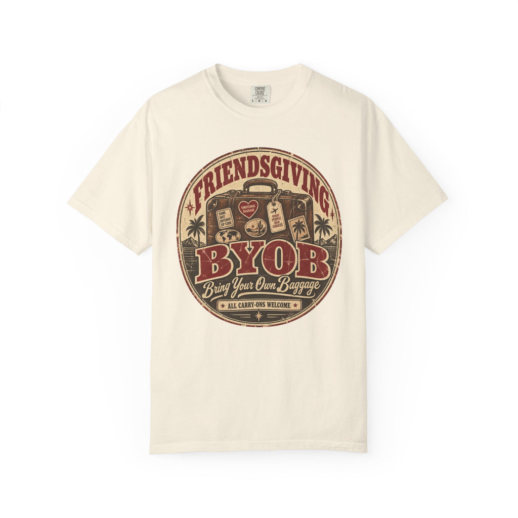 BYOB: Bring Your Own Baggage | Vintage Friendsgiving Oversized Tee