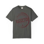Rejected Stamp T-Shirt — Distressed ‘Inspected By: Rejected’ Graphic Tee