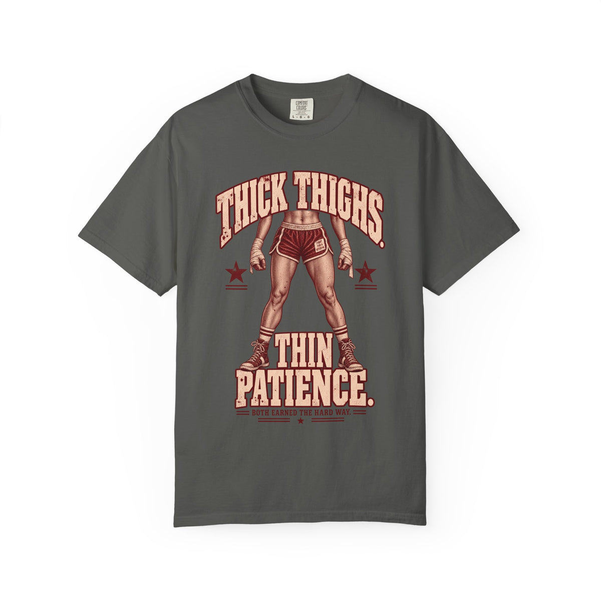 Thick Thighs Thin Patience | Vintage Women's Oversized Lifting Tee