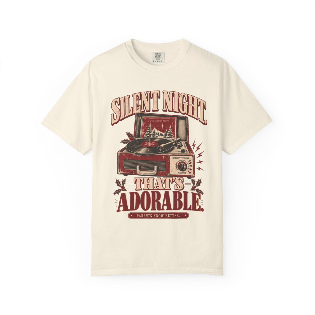 Silent Night. That’s Adorable. | Funny Vintage Christmas Mom Tee